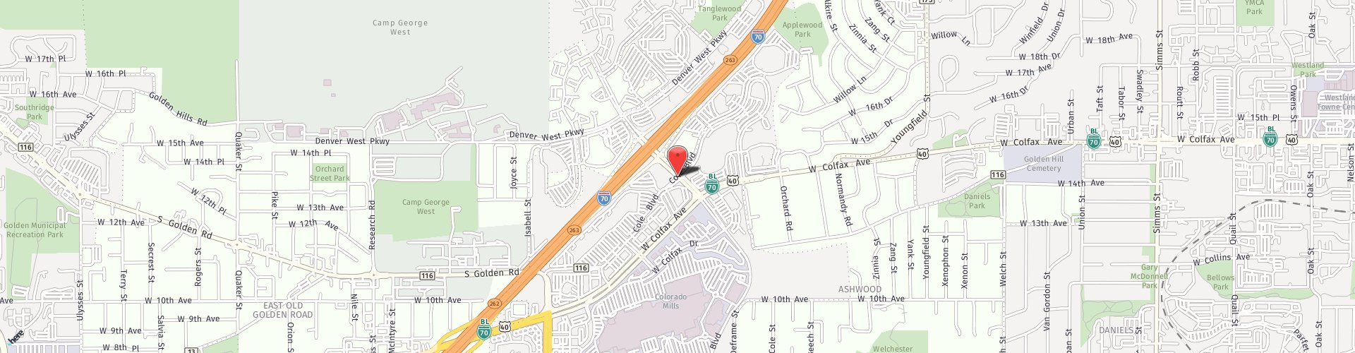 Location Map: 1726 Cole Blvd Lakewood, CO 80401
