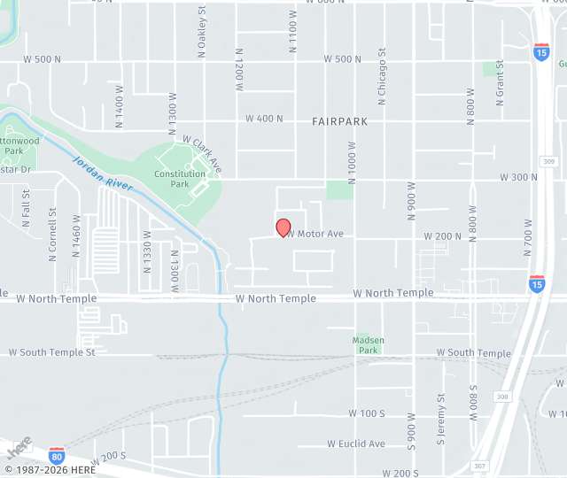 Location Map: 155 1000 West Salt Lake City, UT 84116